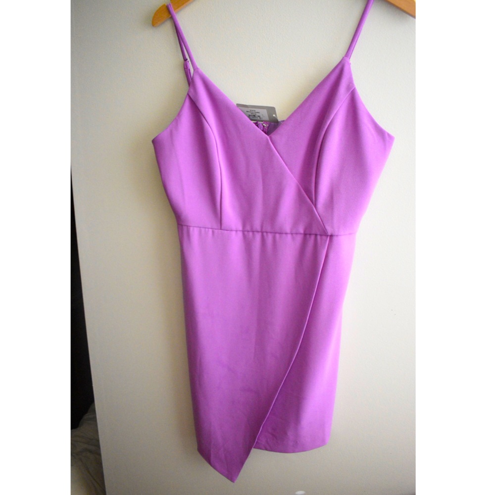 Magenta cocktail dress